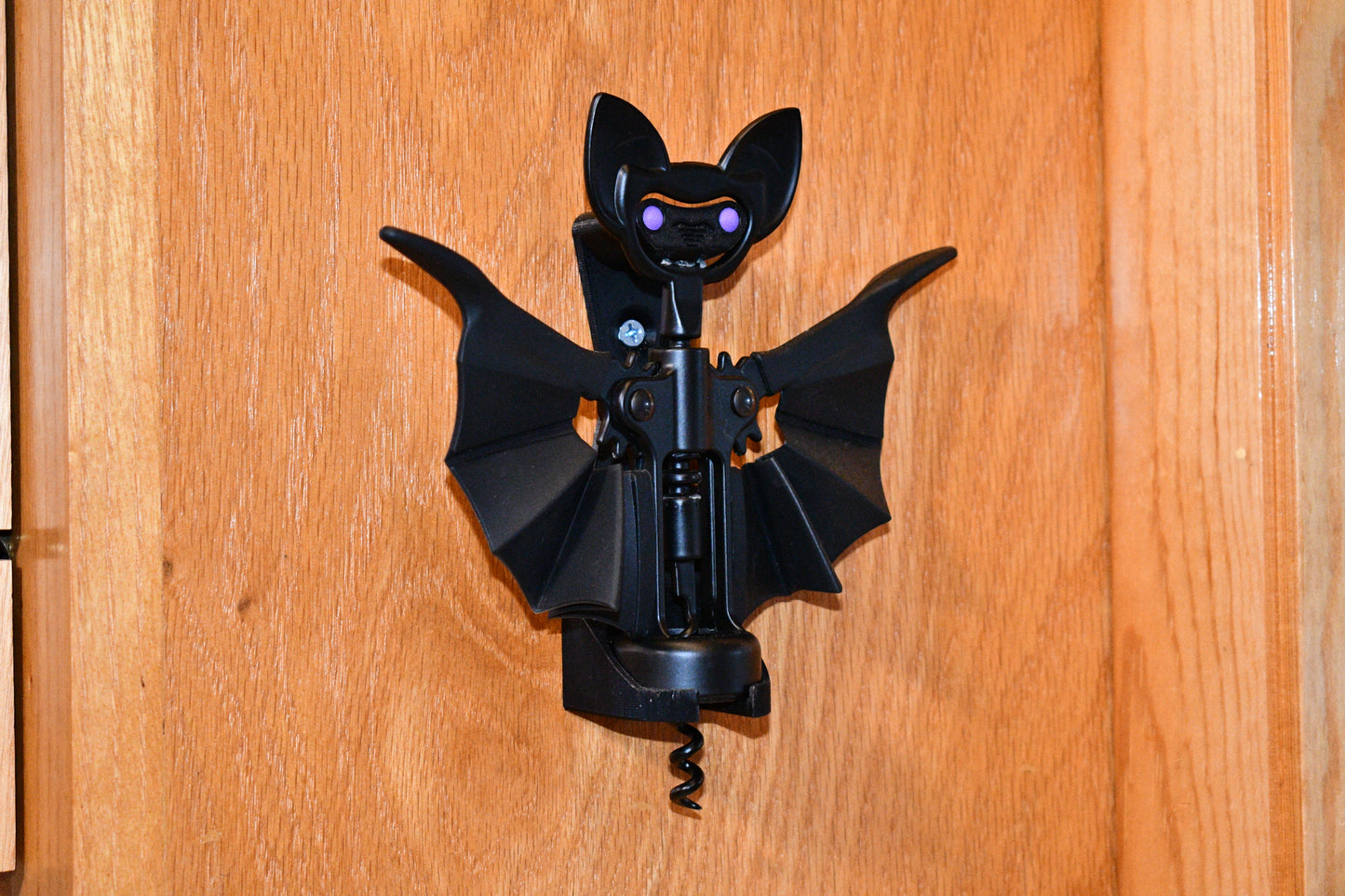 Bat Corkscrew Wall Mount