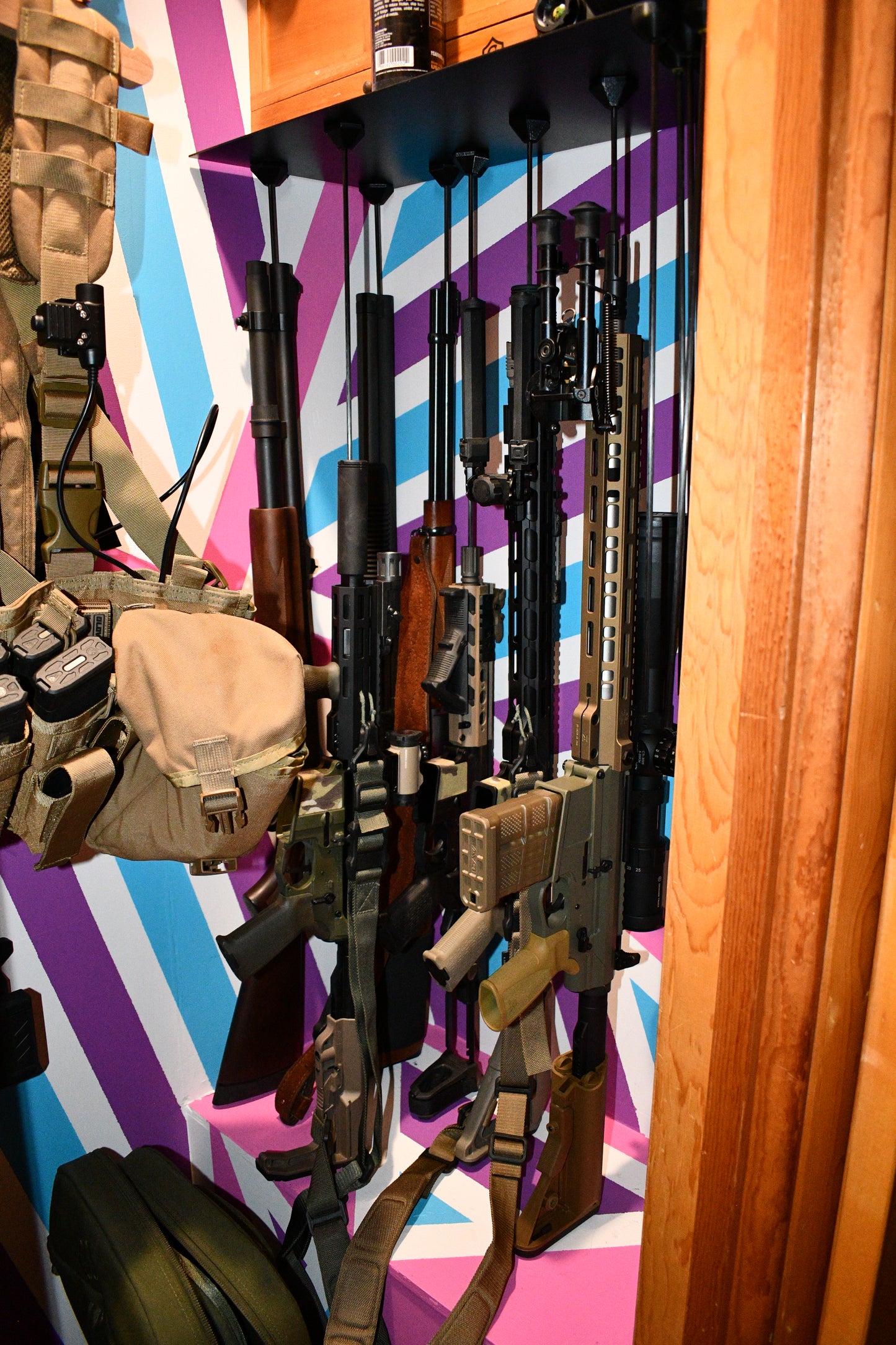 Magnetic Carbon Fiber Rifle Storage Rods