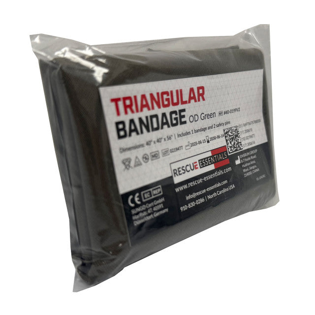 Rescue Essentials Triangular Bandage, 40” x 40” x 56”