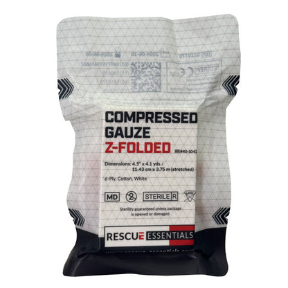 Rescue Essentials Compressed Z-fold Gauze