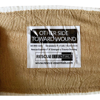 Rescue Essentials 6" emergency Trauma Dressing