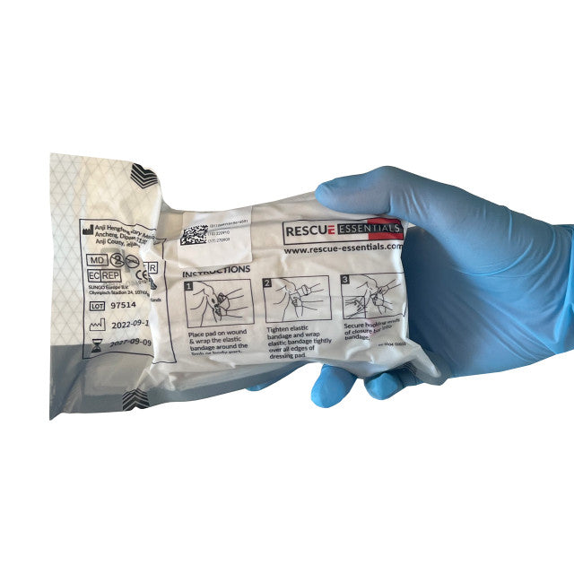 Rescue Essentials 6" emergency Trauma Dressing