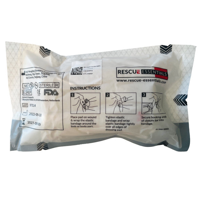 Rescue Essentials 6" emergency Trauma Dressing