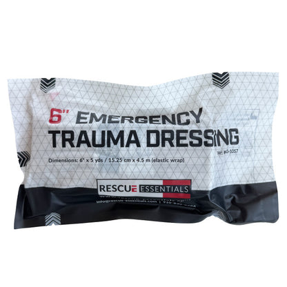 Rescue Essentials 6" emergency Trauma Dressing