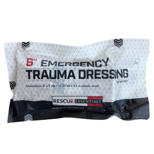 Rescue Essentials 6" emergency Trauma Dressing